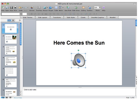 Preview of Powerpoint Songbooks